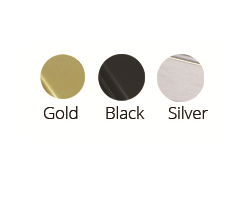 gold-black-silver